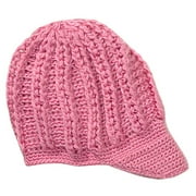 No Boundaries - Crocheted Newsboy Hat