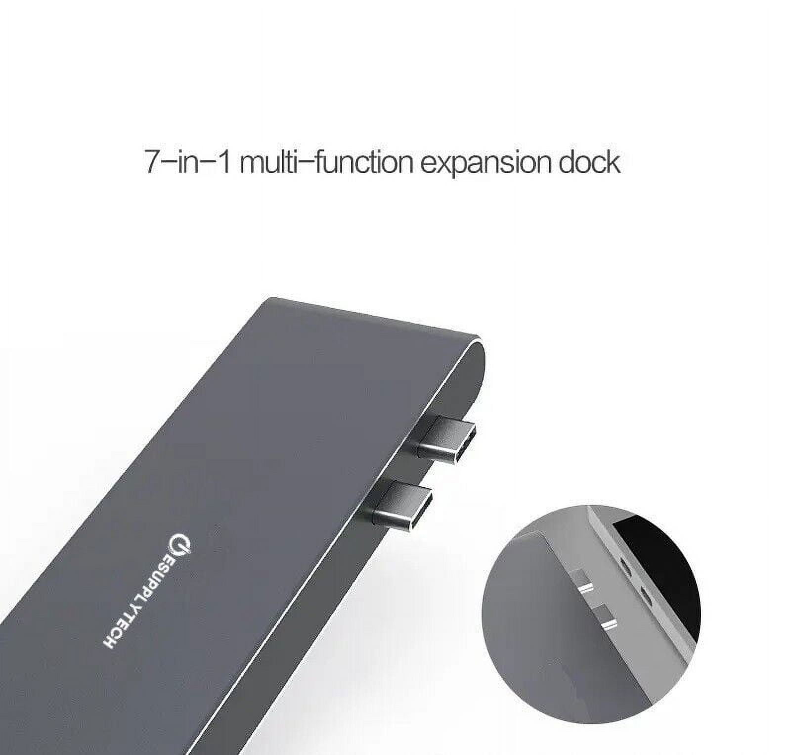 7 in 1 USB C Thunderbolt Docking Station For MacBook Pro 7 in 1 USB C Thunderbolt Docking Station For MacBook Pro