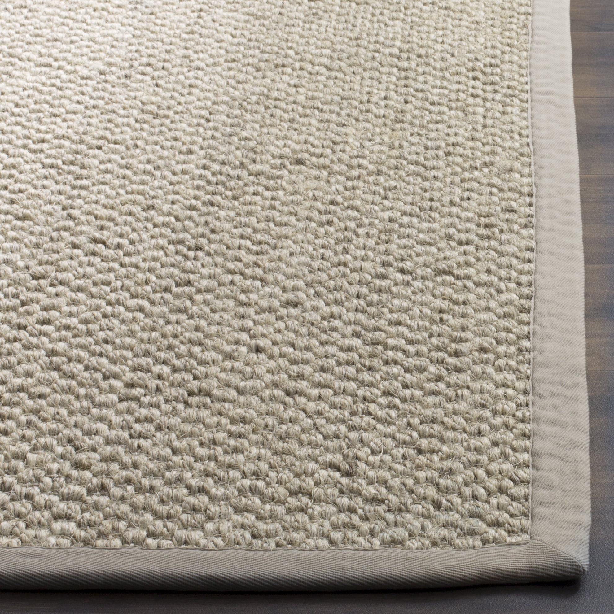 Safavieh Natural Fiber Charlene Bordered Area Rug, Marble, 6' x 9'