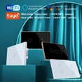 thumbnail image 3 of Amdohai WiFi Smart Wall Touch Switch Glass Panel Mobile APP Tuya/Touch Control Timer No Hub Required Compatible with Google Home&Alexa, 3 of 8