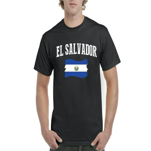 NIB - Men's T-Shirt Short Sleeve, up to Men Size 5XL - El Salvador