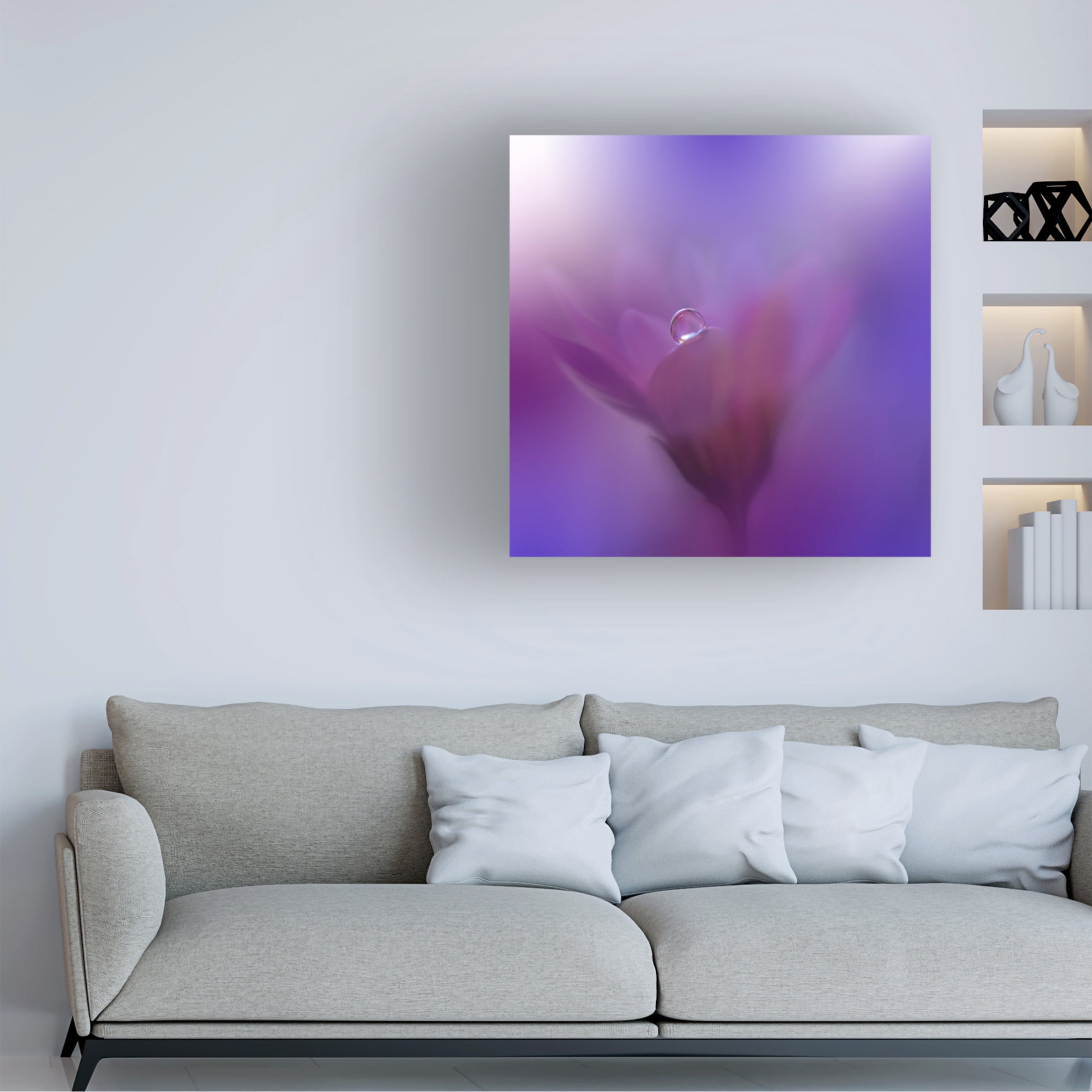 Trademark Fine Art Juliana Nan  Colors of Love III Canvas Wall Art
