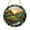 Acrylic 3.5 Inch, variant on Whimsical Round Door Cottage Stained Glass Style Suncatcher Window Hanging Decor, Fantasy House Window Panel Art, Storybook Window Decoration Gift
