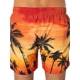 thumbnail image 4 of HUGO Diego Swim Shorts, Orange, 4 of 5