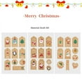 thumbnail image 7 of 50/100Pack Brown Kraft Paper Christmas Gift Tags for DIY Xmas Holiday Present Wrap Stamp and Label Package Name Card, Santa Claus Hang Tag Ornaments New Year Decor, 7 of 7
