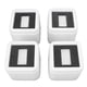 thumbnail image 4 of Bed Square Risers, Dust Free Stackable Square Risers Non Slip Perfect Height 4 Set for Table Chair ANGGREK Otros, 4 of 8