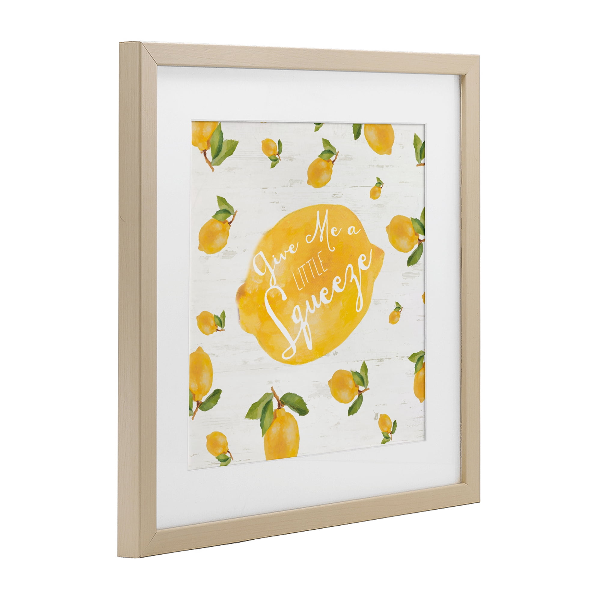 Stupell Industries Give Me A Squeeze Birch Framed Print Under Glass, design by Lanie Loreth