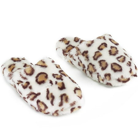 Girl's Leopard Print Slipper