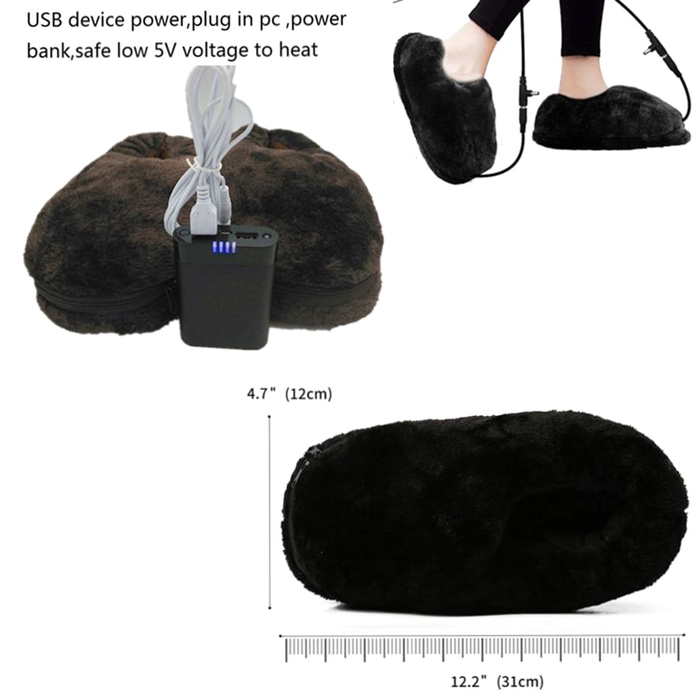 Heated house shoes discount