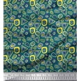 thumbnail image 1 of Soimoi Silk Fabric Geometric Small Print Fabric by Yard 42 Inch Wide, 1 of 3