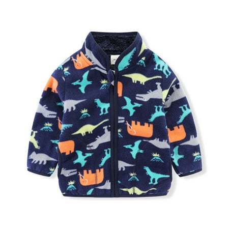 

Leutsin Kids Baby Warm Girls Boys Cartoon Winter Warm Fleece Jackets Sweatshirt Coats