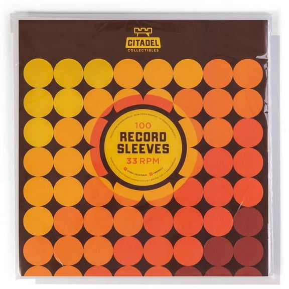 Brybelly  12.75 x 13 in. 33 RPM Record Sleeves - Pack of 100