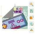 thumbnail image 3 of ZICANCN Dish Drying Mat for Kitchen Countertop, Cartoon Stars Game Controller Drainer Mats with Non-slip Rubber Backed, Super Absorbent Easy Clean Rack Pad, 16x18 Inches, 3 of 9