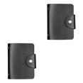 thumbnail image 3 of ZLight Credit Card Holder Men Slim Anti Protect Travel ID Cardholder Women Rfid Wallet Metal Case Porte Carte Card holder black 2Set, 3 of 6