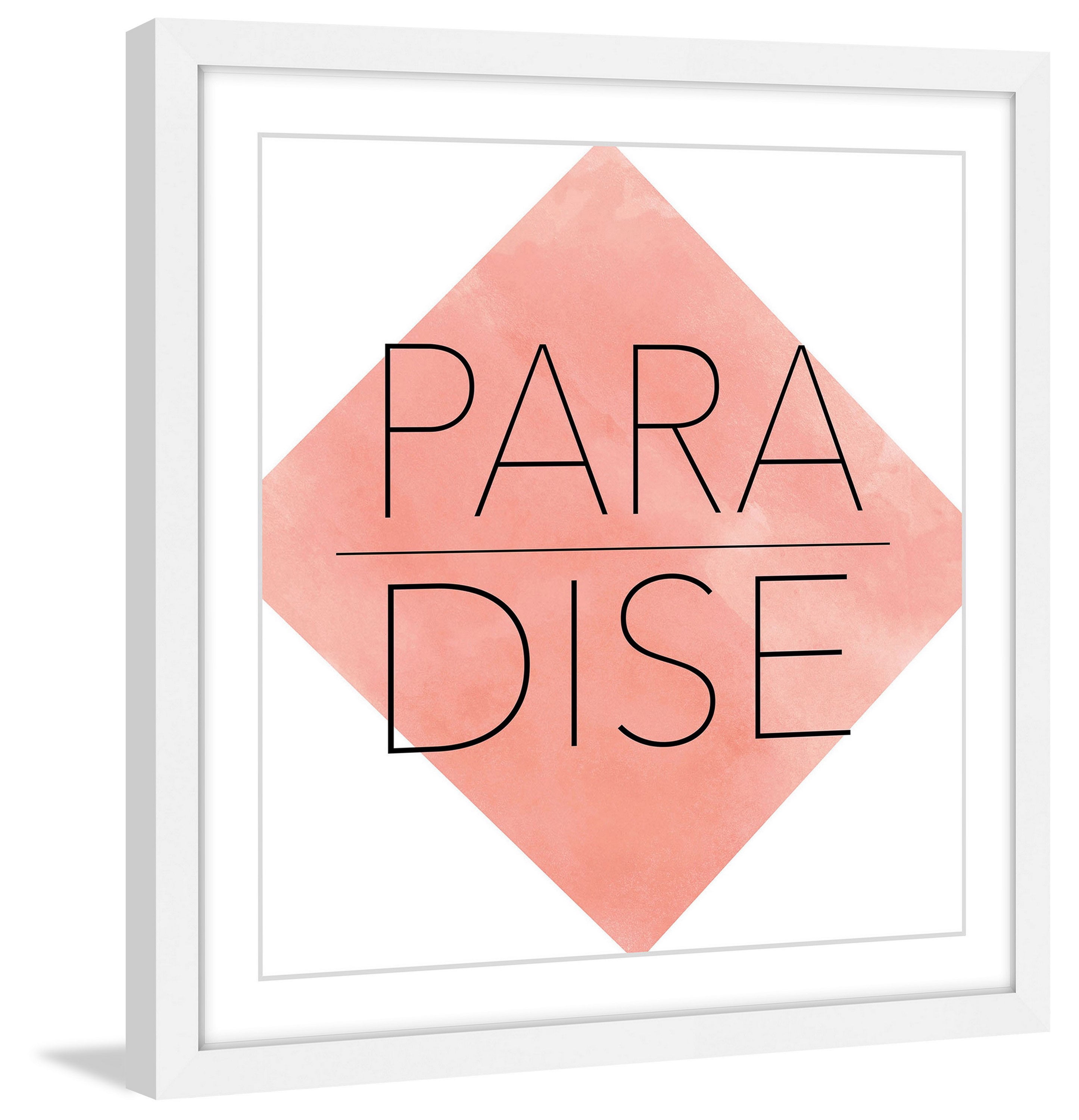 "Paradise" Framed Painting Print