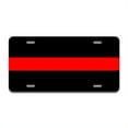 thumbnail image 1 of SignMission A-LP-03-582 Thin Red Line Simple Aluminum License Plate, 1 of 4