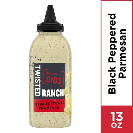 Twisted Ranch Black Peppered Parmesan Ranch Dressing & Dip, 13 oz