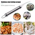 thumbnail image 3 of Pelador De Línea De Camarones Removedor de escamas de pescado de acero inoxidable Práctico desvenador de gambas multifuncional Sywqhk Libre de BPA, 3 of 7