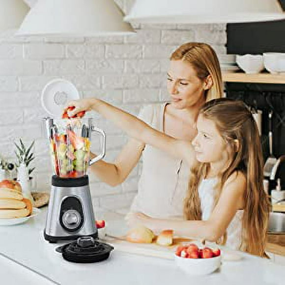 homgeek Smoothie Blender, 750W Countertop Blender with 2 Adjustable Speeds
