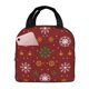 thumbnail image 1 of Easygdp Merry Christmas Bolsa Térmica Premium - Tela Oxford Impermeable, Gran Capacidad, Bolsillo Frontal, Unisex para Trabajo, Escuela, Actividades al Aire Libre y Picnics, 1 of 8