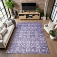 thumbnail image 7 of Addison Rugs Mayfield Premium Machine Washable Transitional Global Purple Rectangle Rug, 8' x 10', 7 of 7