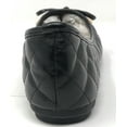 thumbnail image 3 of Victoria K Women's Soft Quilted Textured With Bow Tie Ballerina Flats, 3 of 4
