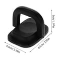 thumbnail image 2 of UEETEK Sturdy Black Plastic Pan Lid Knob Replacement Handle for Household Cookware, 2 of 5