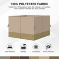 thumbnail image 4 of Aoodor 10' x 12' Gazebo Curtain Set Protecting Privacy Side Walls 4 Panels, Curtain Only - Sand Yellow and Khaki, 4 of 10