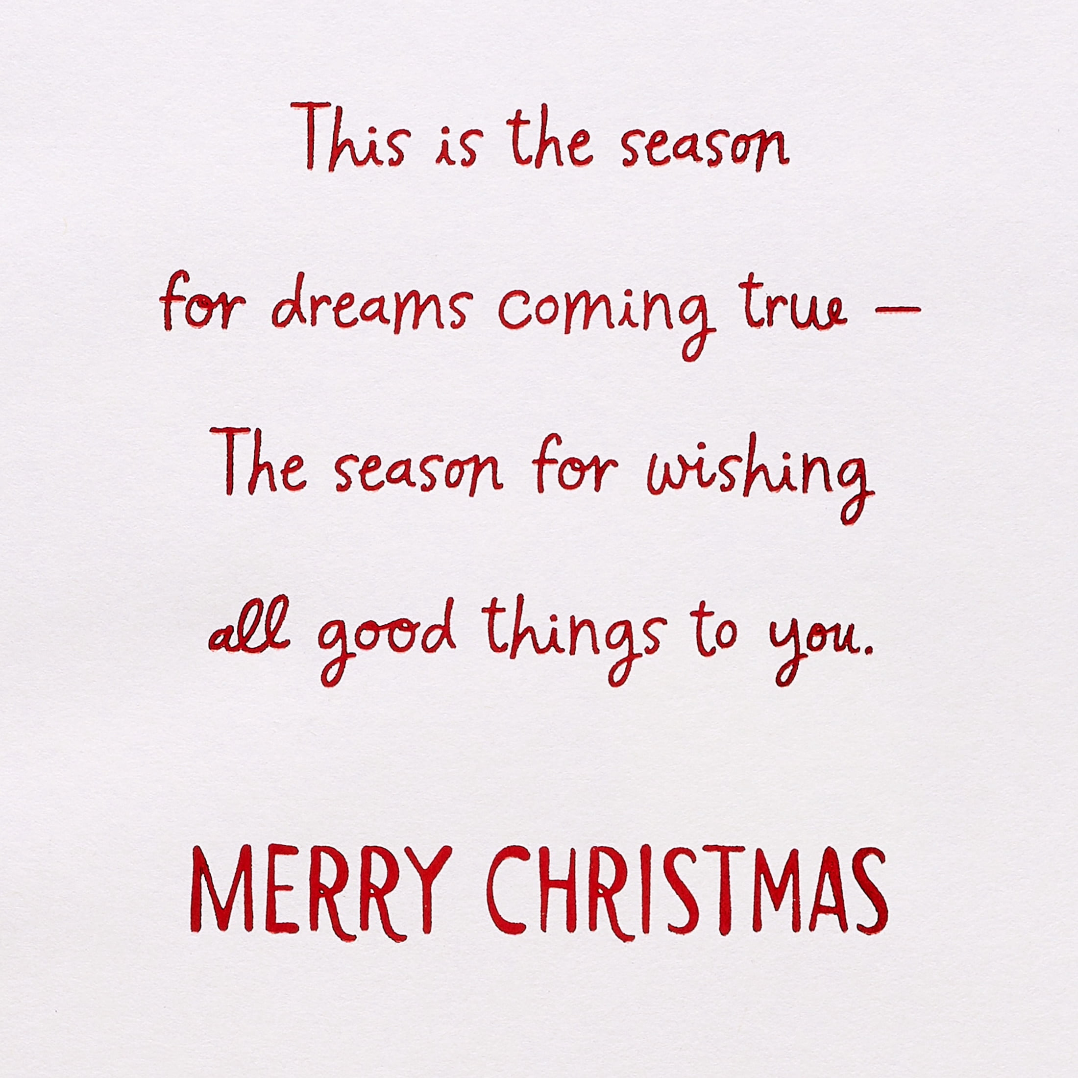 American Greetings Christmas Card for Anyone (Season for Wishing)