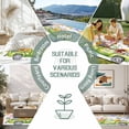thumbnail image 6 of Happy Easter Outdoor Rug for Patio/Deck/Porch, Non-Slip Large Area Rug 5 x 7 Ft, Watercolor Truck Eggs Flowers Butterfly Botanical Indoor Outdoor Rugs Washable Area Rugs, Camping Rug Carpet Runner, 6 of 8