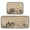 Horseback in the Desert Illustration, variant on 2-Piece Kitchen Mat Set Non Slip Washable Floor Mats Decorative Rugs for Kitchen Sink Laundry Green and Yellow Sunset