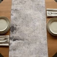 thumbnail image 5 of Table Runners 90 Inches Long Dress Scarves, Gray Brown Farmhouse Coffee/Dining/Kitchen Table Runner for Living Room, Vintage Shabby Texture Making Old 13x90 Inch, 5 of 9