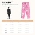 thumbnail image 3 of Balery Breast Cancer Awareness (3) Pantalones de pijama para mujer, pijamas ultraligeros, pantalones de estar por casa-Small, 3 of 6