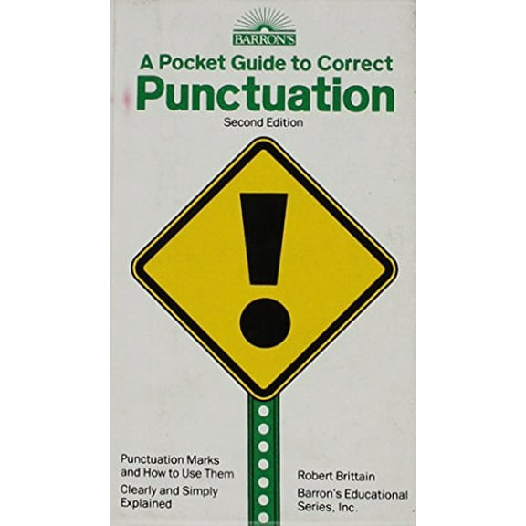 Pre-Owned A Pocket Guide to Correct Punctuation (Barron's Educational Series), 9780812044041, 0812044045, Hardcover, 2nd edition