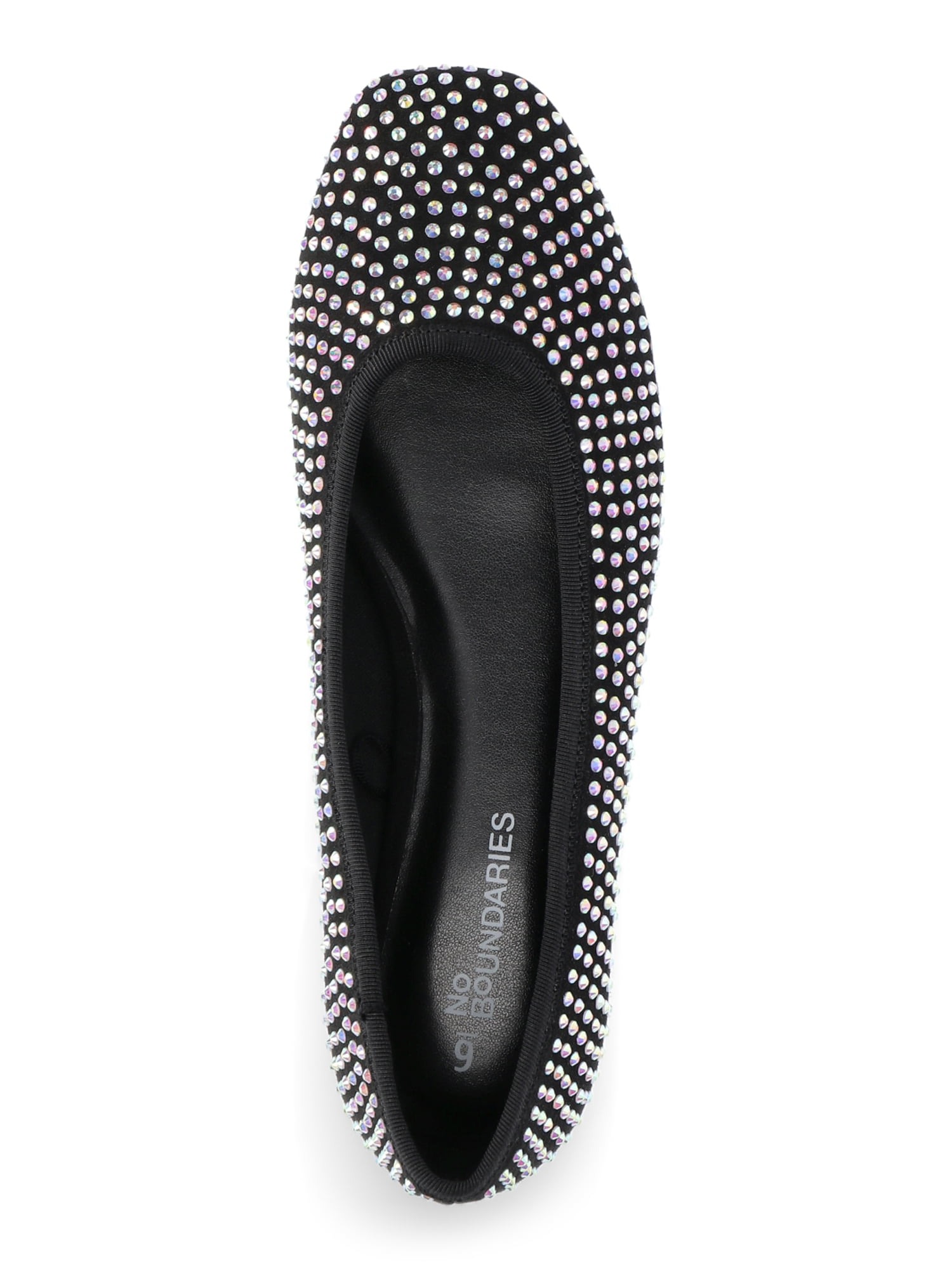 No Boundaries Women's Rhinestone Ballet Flats