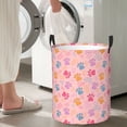 thumbnail image 5 of Gaeub Colorful Pets Paws Dirty Clothes Storage Basket, Toy Storage Bin for Storing Clothing, Diapers, Toys-, 5 of 6