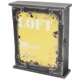 thumbnail image 1 of Vintage Yellow Iron Key Case for Wall Hanging Storage with Enough Space for Keys and Trinkets 7.5 inches, 1 of 4