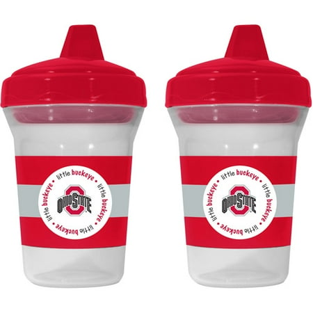 Baby Fanatic Ohio State Buckeyes 2-Pack Sippy Cup, BPA-Free