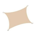 thumbnail image 3 of Toldo vela de sombra impermeable, toldo rectangular para protección solar, toldo vela para patio 2x3m Beige, 3 of 9