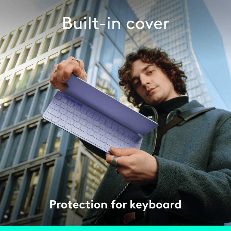 Logitech Keys-To-Go 2 Wireless Slim Keyboard, Lilac English