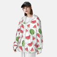 thumbnail image 3 of Lsque Hand Drawn Watermelon UPF 50+ Lightweight Sun Protection Men's Women's Long Sleeve Shirt, Hoodie Performance -3X-Large, 3 of 9