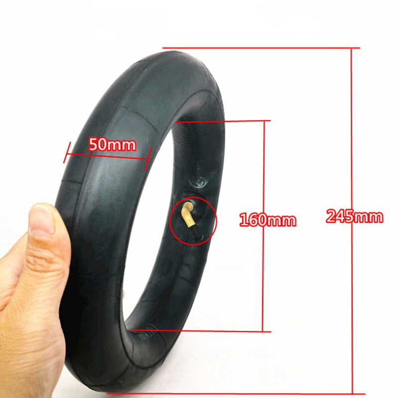 10 Inch Vacuum Tire/Inner Tube 10x2.50 Bent Extended Valve For Electric Scooter 