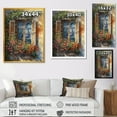 thumbnail image 4 of Designart "Green And Pink The Beauty Of Floral Window Views" Farm Door and Windows Canvas Wall Art, 4 of 5
