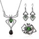 thumbnail image 1 of Halloween Vintage Gothic Spider Necklace Set Halloween Crystal Spider Pendant Necklace Punk Style Reptile Women Jewelry 3pcs Bd, 1 of 4