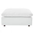 thumbnail image 6 of Modway Commix 6-Piece Down Filled Overstuffed Vegan Leather Sectional Sofa in White, 6 of 11