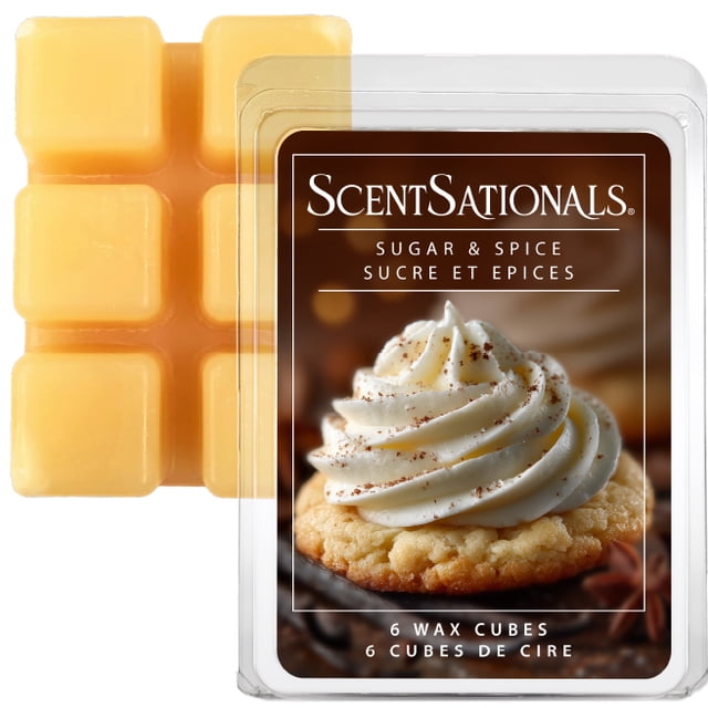 Cubes de cire parfumée ScentSationals - Sugar & Spice