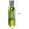 thumbnail image 5 of 3 in 1 Multifunctional Cleaning Brush Tiny Bottle Cup Lid Brush Straw Cleaner Tools Multi-Functional Crevice Cleaning Brush Home Kitchen Cleaning Tools-1PC Blue, 5 of 8