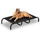 thumbnail image 1 of Cama Elevada para Perro Grande 120x70x22cm - Estructura de Acero Negro, Malla Transpirable, Desmontable, Fácil de Limpiar, Ideal Interior/Exterior, Refuerzo Doble, 1 of 7