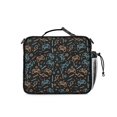 thumbnail image 3 of Game Controller Black Pattern Insulated Lunch Bag with Shoulder Strap and Bottle Holder,Bento School Lunch Bag Box,11x9.5x3.5 Inches, 3 of 5