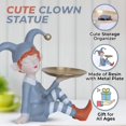 thumbnail image 4 of Cute Clown Statue with Tray, Tabletop D&eacute;cor, Key Organizer, Table Organizer, 4 of 6